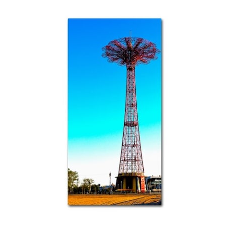 CATeyes 'Coney Island Parachute Jump' Canvas Art,12x24